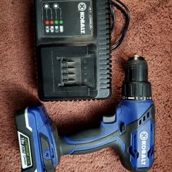 Kobalt Drill, Battery, Charger Like New