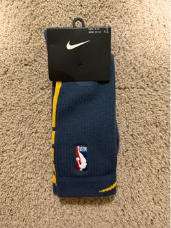 NBA Nike Elite Socks Golden State Warriors Edition Size L
