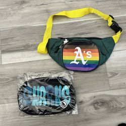 A’s And San Jose Sharks Fanny Packs 