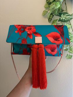 Ted Baker Red Tassel Bag