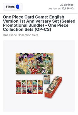 One Piece Card Game: English Version 1st Anniversary Set