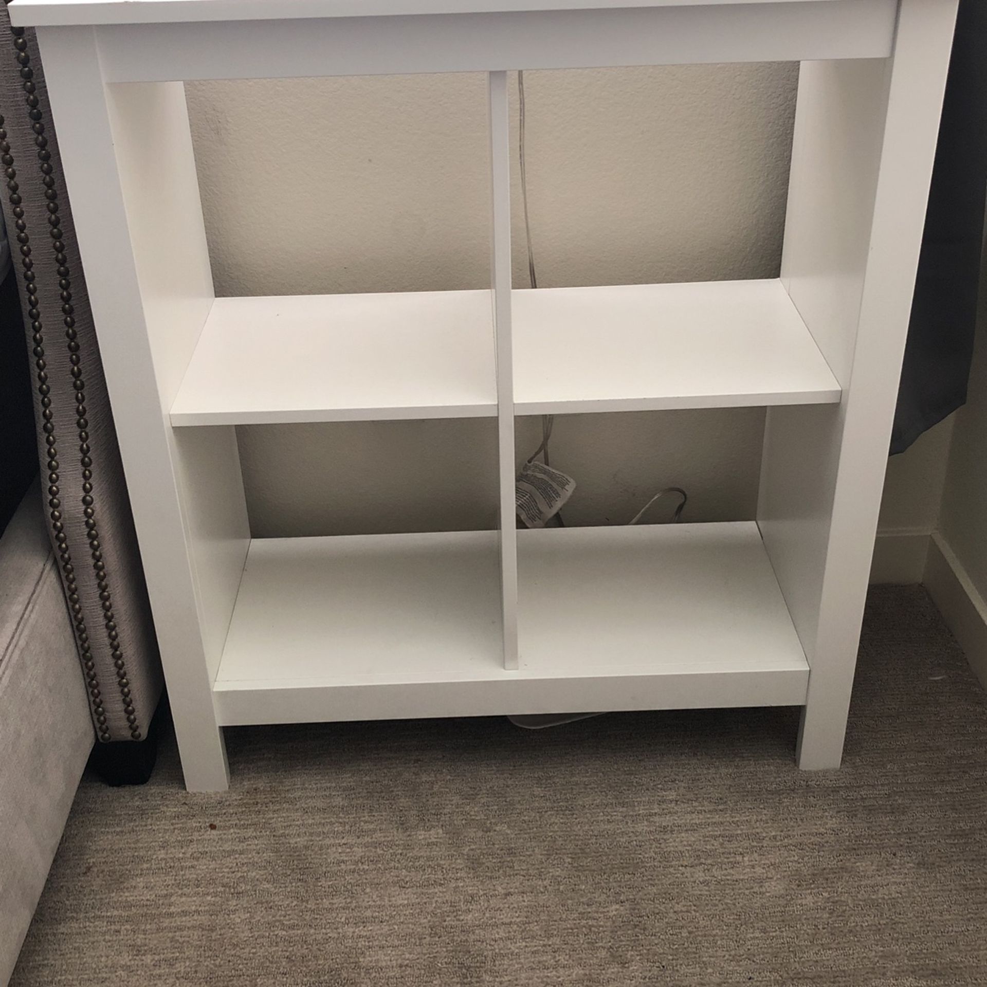 2 Matching White Bookcases- Great Condition! 