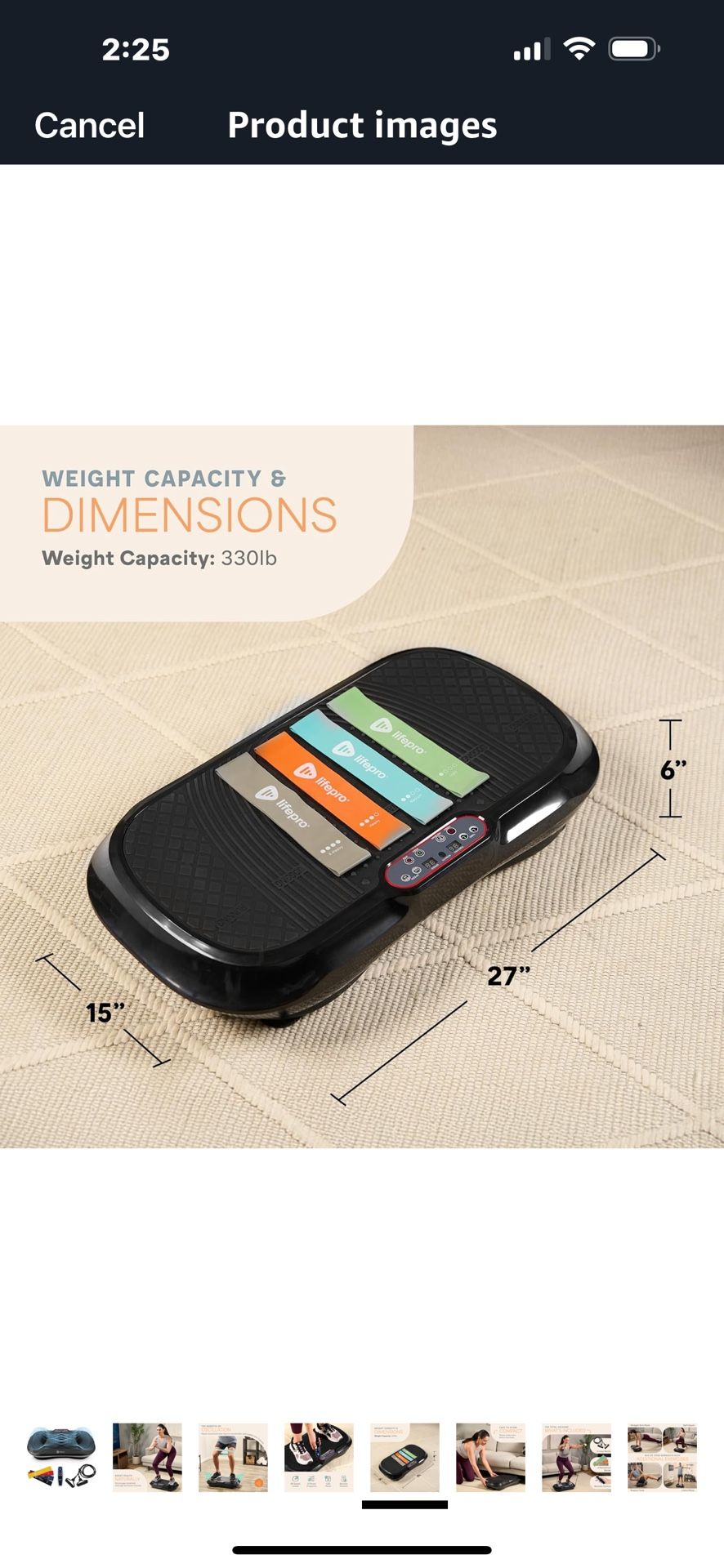 Vibration Exercise Plate 