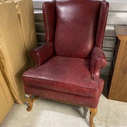 High Back Chair With Ottoman 