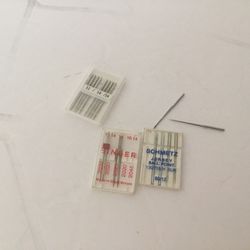 Sewing Machine Needles. Single And Double. Mix