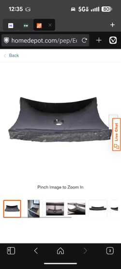Black Granite Sink