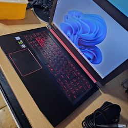 Nitro Gaming Laptop PC Intel-8300H-2.30GHz-CPU. 512GB SSD. 16GB Ram. GPU: GTX Graphics