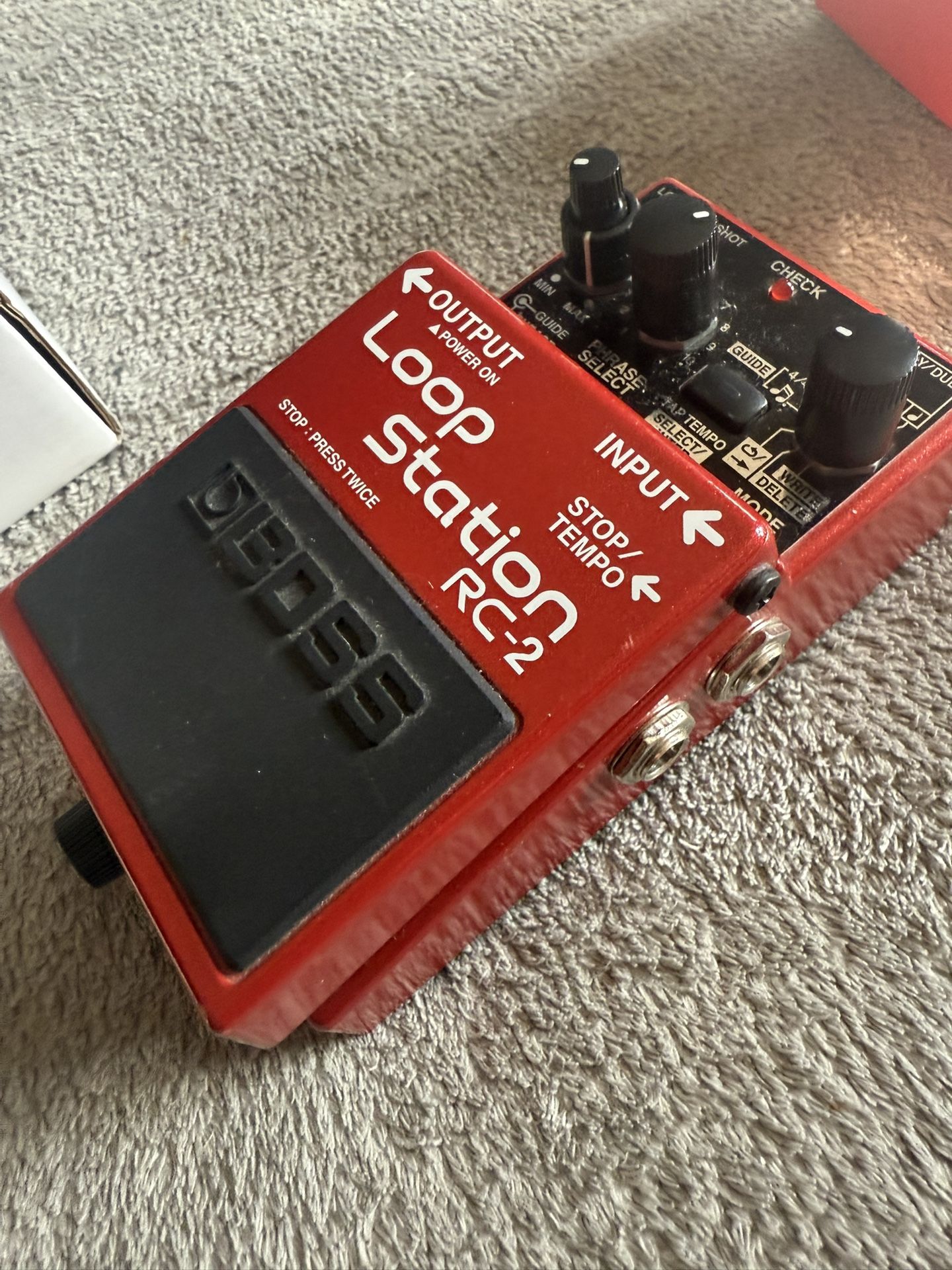 Boss RC-2 Loop Pedal Like New In Box