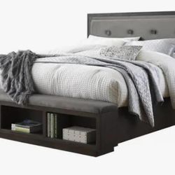 Queen Bed With Storage