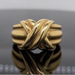 1990 Tiffany And Co Knot Ring Size 6.5
