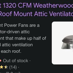 Attic Air Vent Fan Motor With Remote ; Trades Alright ; Negotiable 
