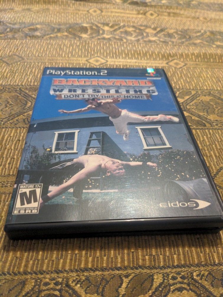 PlayStation 2 Backyard Wrestling Used Game.