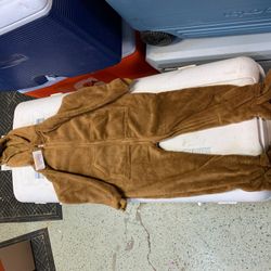 Brown Fleece Kids Onsies/ Bear Costume