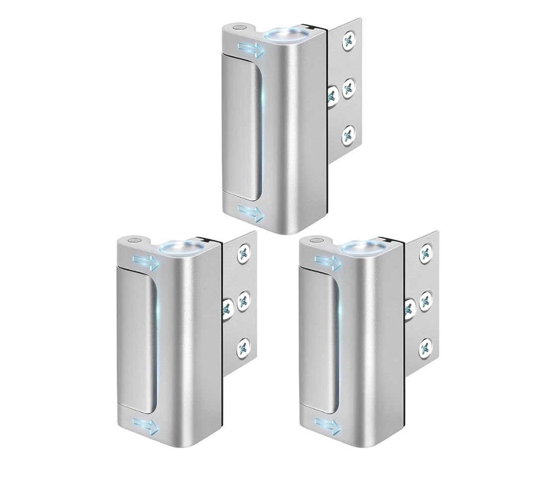 Home Security Door Lock, 3 Pack Childproof Door