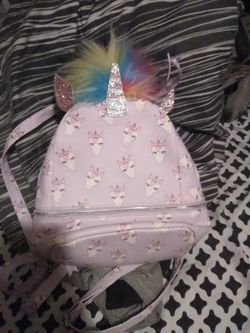 Unicorn mini backpack/purse