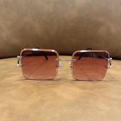 Cartier Cyan Flat Cut Sunglasses