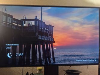 Big screen tv and tower