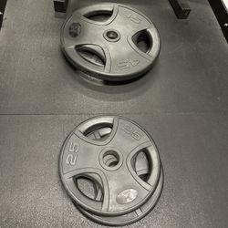 Rubber Olympic Weights 