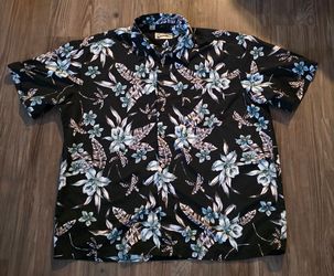Mens Milano Bay Hawaiin Button Down Shirt sz XL