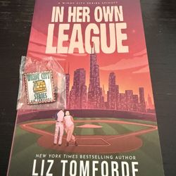 Book Signed With Pin In Her League