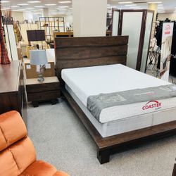 Brand New 4 Pc Queen Bedroom Set