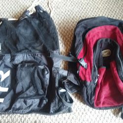 Mesh Backpack Nike or Tyr See Though Ultralight Gym Camping Hiking REI Osprey Gregory Puma Scuba Snorkeling Beach Surf Wetsuit Gear Wet Dry Bag Travel