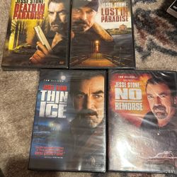 Set Of 4 Tom Selleck Jesse Stone DVDs Movies - Sealed BRAND NEW
