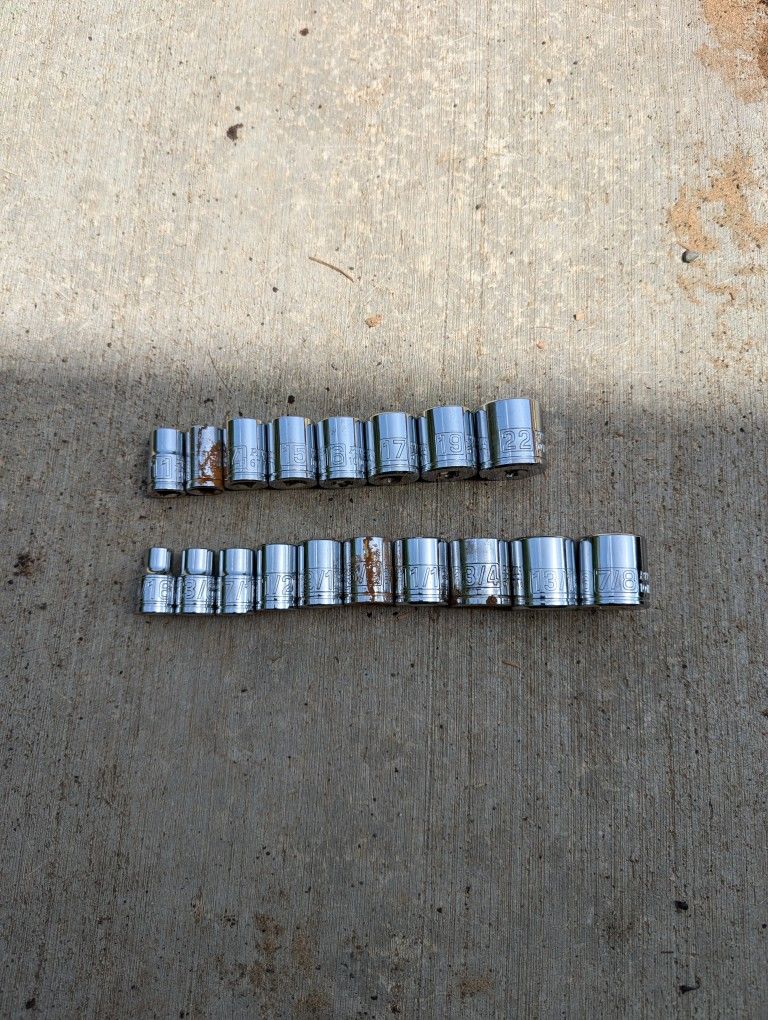 3/8 Drive Pittsburgh Socket Set