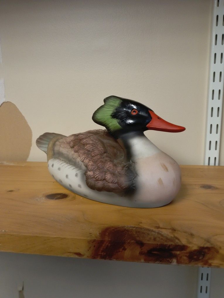 Vintage Porcelain Duck Beautiful Condition 