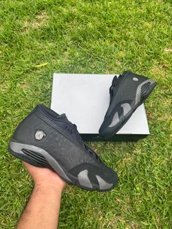 Jordan 14 Retro Low Black Pack SZ 13 M