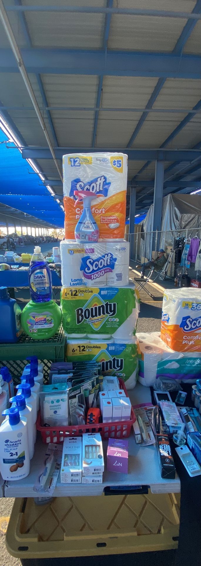NEW Household Essentials Bundle – Scott, Bounty, Gain, Dawn, and Downy – Great Value!