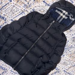 Burberry Brit Designer Puff Jacket and Vest 2 In 1  Men’s Navy Size S