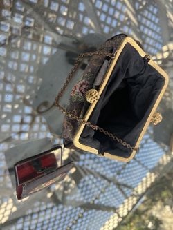 Vintage Evening Bag & Vintage Compact Mirror