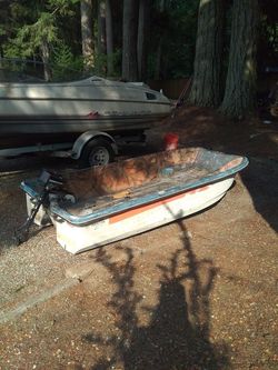8 Foot Livingston Boat With Motor