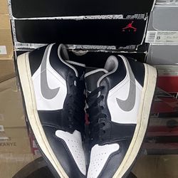 jordan 1 low black medium grey 