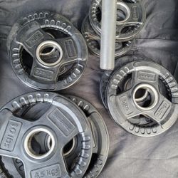 Olympic WEIGHTS Set 💪 With Bar 