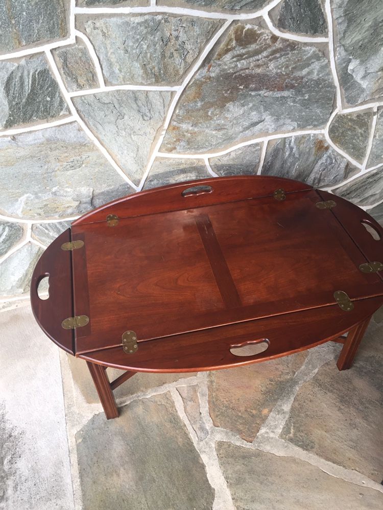 Antique Butler Coffee Table