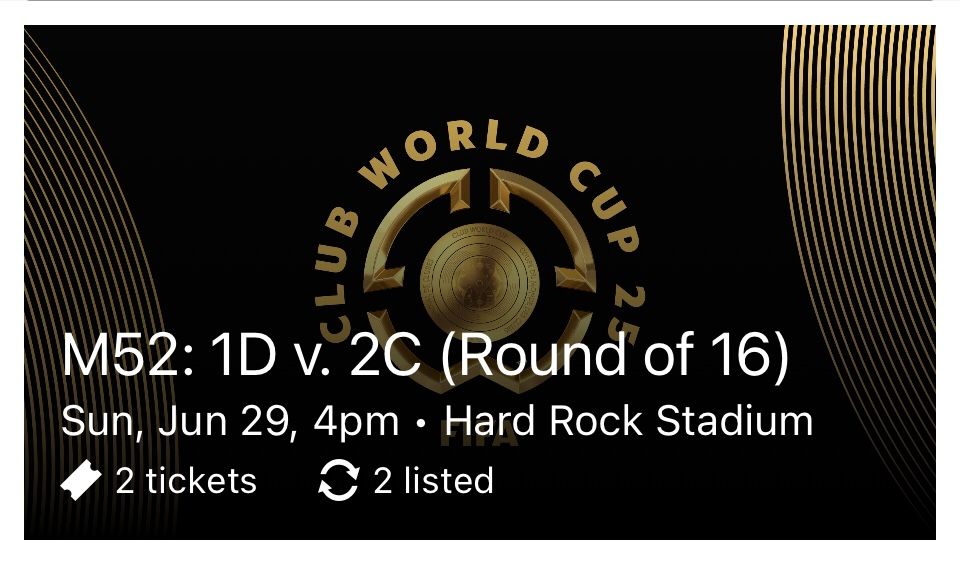 FIFA Club World Cup 2025 @ Hard Rock Stadium
