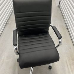 Black Leather Office Chair (If It’s Up It’s Available)