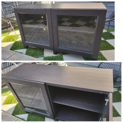 Ikea Tv Stand  57"W 29"H 17"D 