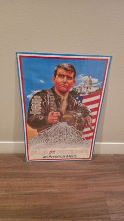 Vintage 1986 "Ollie for President" Poster