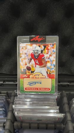 Tetairoa McMillan rookie autograph #99