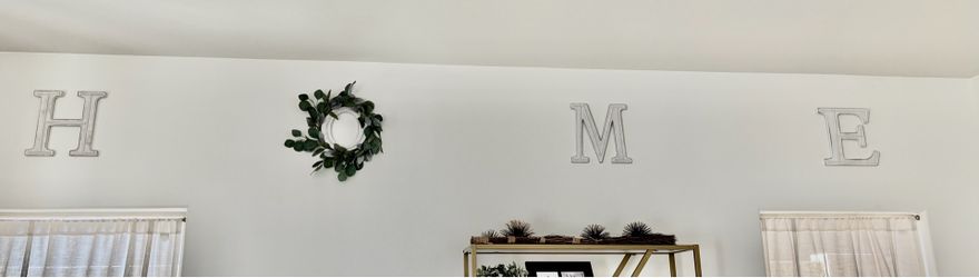 “HOME” Decor Large Wooden Letters