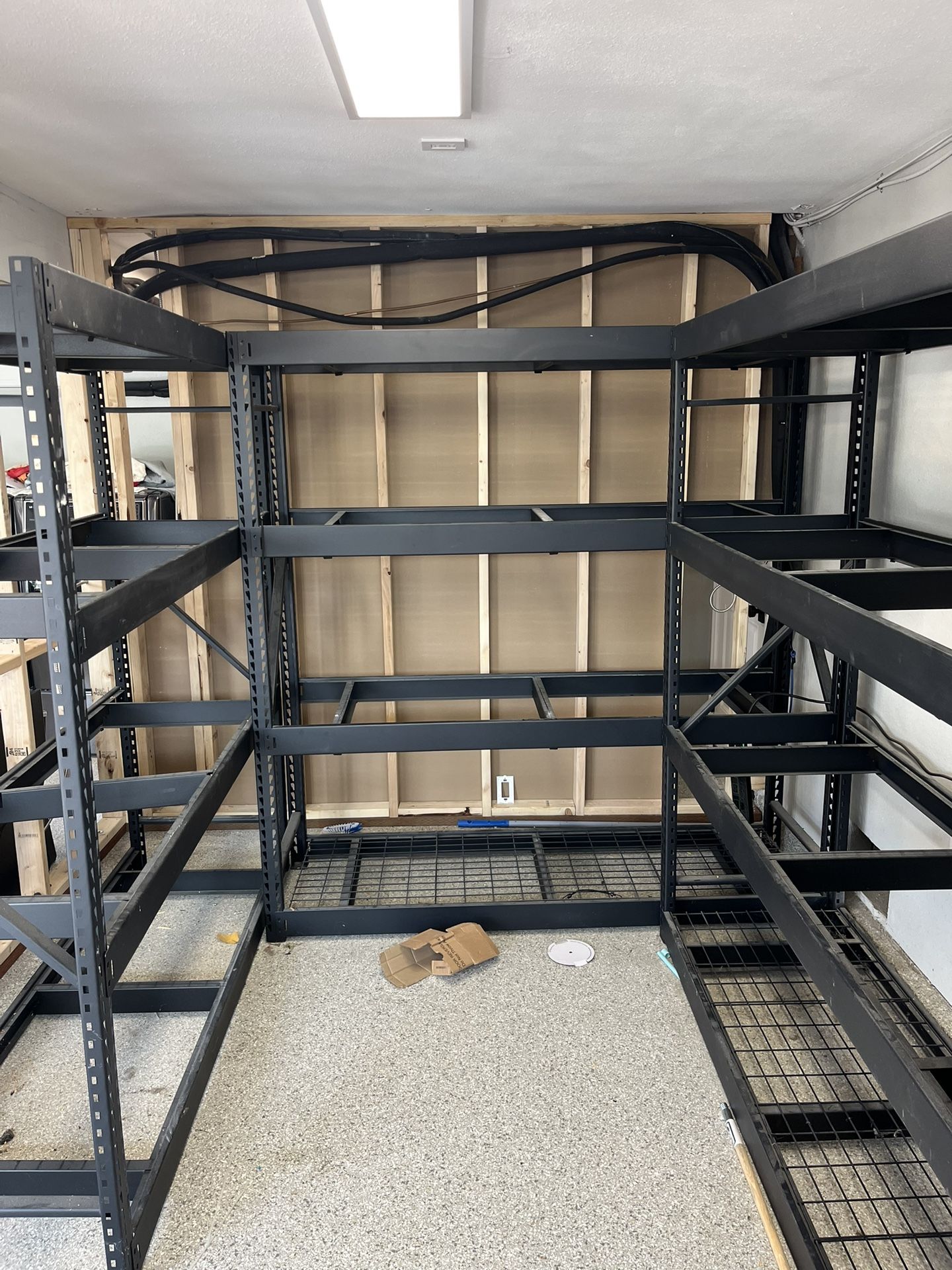 (3) HD Metal Storage Shelves