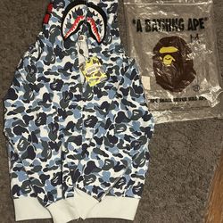 Bape Blue Camo