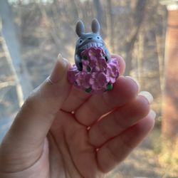 3-5cm Anime My Neighbor Totoro No Face Toy Hayao Miyazaki Mini Garden PVC Action Figures Kids Toys  Please check my selling page for other clothes, lu