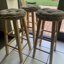 Bar Chair Each $16/. All $ 35  (+ sitting mat)