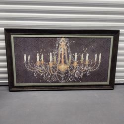"Chandelier" Framed Art