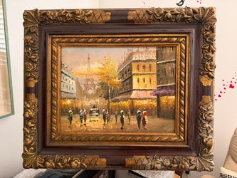 Oil painting Paris