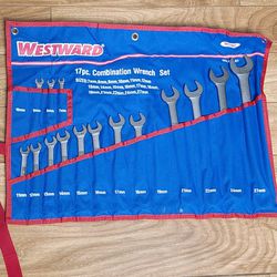 Westward 17pc SAE Combo Wrench Set 